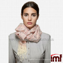 Women Floral Wool Scarf Pashmina Shawl